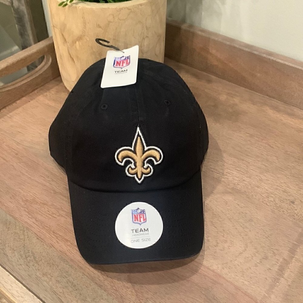 New Orleans Saints Adjustable Hat - Black